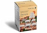 Pure Tea Sarala Chai, Schwarztee mit Gewürzen, 15 Teebeutel à 3g, Zimtstücke, Fenchel, Ingwer, Nelken, Anis