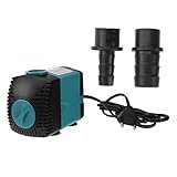 1stk Tauchpumpe Wasserpumpe Für Fischteiche Teichpumpe Springbrunnen Wasserpumpe Black Plastik GANAZONO