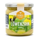 Deutscher Löwenzahnhonig 500g - Imkerei Schell - cremig gerührter Honig - 100% Deutscher Honig