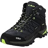 CMP Herren Rigel Mid Trekking Shoes Wp Walking Shoe, Grau Gelb Fluo, 43 EU