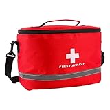 CALLARON Erste-Hilfe-Kasten Bausatz Notfall-Rucksack Speicherung von Medical Kit medizinisch Tasche groß Outdoor -Zubehör Erste -Hilfe -Kit rot Zufällige Farbe