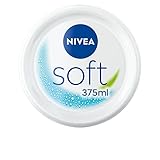 NIVEA Soft Feuchtigkeitsspendende Mehrzweck-Pflegecreme (1 x 375 ml), Intensive Hydratation Body Cream, Körperpflege mit Jojobaöl und Vitamin E