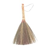 DECHOUS Besen Kleiner Besen küchenbesen praktische Hausstaubwedel Palmfaser Staubwedel Bürobesen Nachfüllungen Magnet Erweiterbar Reinigungszubehör Reinigungsmittel hölzern
