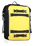 Baizexin Motorrad Werkzeugtasche 10/20/30L Motorrad Rücksitz Tasche wasserdichte Multifunktionale Radfahren Rucksack Sattel Modifizierte Gepäck Tasche Universal(Yellow 20l)