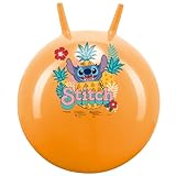 John 59528 Disney Stitch Lilo Sprungball Hüpfball, orange perleffekt, 50 cm