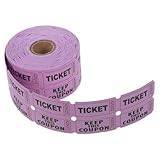 Mobestech 1000 Stück Tombola-tickets Doppelrolle mit Nummerierung Robuste Gewinnlose für Karneval Veranstaltungen Türpreise und Fundraiser Vielseitig Einsetzbar für Partys und