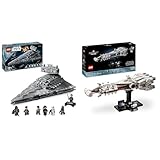 LEGO Star Wars Imperialer Sternenzerstörer + Tantive IV Set Sammel-Aniversarysternenschiff Modellkit Geschenke für Männer, Frauen & Fans 75394 + 75376