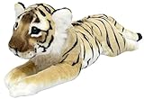 Wagner 2041 - Plüschtier Tiger Baby - liegend - braun - 60 cm Kuscheltier