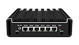 UDPTCP Micro Firewall Appliance, VPN, Router PC, lüfterloser Mini-PC J4125, 6 x 2,5 GbE I225-V, DDR4, HDMI, COM, 4 x USB3.0, kein RAM ohne SSD