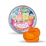 MAGIC DOUGH SpongeBob | Knete Kinder 70g Dose , Magische Knetmasse in SpongeBob Schwammkopf Design, 3 Farbvarianten, glutenfrei