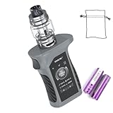 E Zigarette，Smok 230W Mag P3 Kit mit 2* Akku, Vaporizer-9ml TFV16 Tank, 1.9 Inch HD Berühren Sie Bildschirm Verdampfer Set, Ohne E-Liquid, Ohne Nikotin (Grau Schwarz)