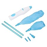 Jeffergarden Elektrische Staubbürste, elektrostatisches Reinigungswerkzeug, vielseitiger Staubwedel für Deckenventilator, Mini-Jalousien, Heim- und Bürogebrauch