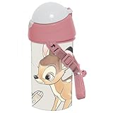 Disney Trinkflasche für Kinder 500ml, Bambi Trinkflasche,Kinderflasche 500ml