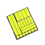 CKryzillix Aufkleber Fahrrad 2set Reflektierende Aufkleber Motorrad Fahrrad Reflektor Radfahren Felge Nacht Safty Warnung Film Dekoration(Green)