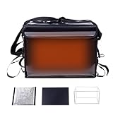 Große isolierte Kühltasche - Lebensmittel-Thermobox - Wasserdichter auslaufsicherer isolierter Kühler für Arbeit, Strand, Reisen, Camping, Angeln, Schule