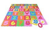 Knorrtoys 21004 - Puzzlematte 86-tlg. – Spielmatte Kinderspielteppich Spielteppich Schaumstoffmatte Matte bunt