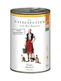 defu Katzenfutter | 1 x 400 g | Bio Gans Sensitiv | Getreidefreies Premium Bio Nassfutter Menü | Alleinfuttermittel für Katzen