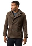 RICANO Fabrizio Herren Cabanjacke aus Wolle – Übergangsjacke für Frühling & Herbst, hochwertig verarbeitet in Italien (DE/NL/SE/PL, Alphanumerisch, M, Regular, Regular, braun)