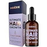 MOERIE Hair Growth Serum 50ml - zum Haarwachstum beschleunigen & gegen Haarausfall bei Frau - Haarwuchsmittel Kopfhaut Serum - Haar Wachstum Haarserum Öl - Anti Haarausfall Haaröl - Scalp Oil