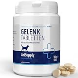 AniSupply Gelenktabletten für Hunde 120 Stück – Mit Grünlippmuschel, Glucosamin, MSM & Teufelskralle I Bewährt bei älteren & aktiven Hunden, Senioren | Unterstützt Gelenkfunktion & Beweglichkeit