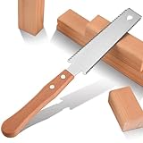 Kleine Holzbearbeitung Handsäge, 6-Zoll flexible Klinge Doppelkante TPI 17/11 Pull Saw für Handwerk, Hobby, DIY, rutschfeste Holzgriff Garten Trim Saw, scharfe und leichte Holzbearbeitungswerkzeuge