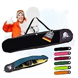 Rawstyle Snowboardtasche Snowboard-Tasche Boardbag Snowboard Bag Tasche für Snowboard Rucksack Modell 2 (schwarz (170cm))