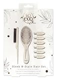 So Eco Haar-Set Sleek & Style: Weiß, Haarstyling-Set, Box, 3 Stück