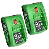 2PACK 3.0Ah Ersatzakku für Bosch 18V Akku Kompatibel mit Bosch 18V Werkzeugen Haus und Garden 18V System Ersatzakku für Gardena Gloria 18V Akku