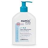 numis med Intim Waschlotion ph 4.2 - Hautberuhigende Intimwaschlotion für sehr empfindliche & sensible Haut - Intim Lotion ohne Silikone, Parabene & Mineralöl - Intimpflege (1x 200 ml)