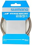 Shimano Unisex – Erwachsene Bremszug MTB, Silber/Schwarz, Länge: 2.05 mm