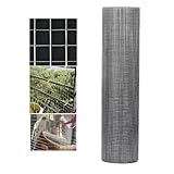 LVSEWOA Hochbelastbares, geschweißtes Drahtgitter aus Edelstahl 304, 1/2'-Maschenweite für Gartenzäune, Hühnerställe, leicht zu schneiden, 1 m x 1 m (39' x 3,2 ft)