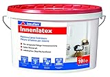 Baufan Innenlatex 10 Liter | Wandfarbe mit hoher Deckkraft I Latexfarbe frei von Lösungsmitteln | Weichmachern I Edelmatt, spritzbar & nassabriebbeständig