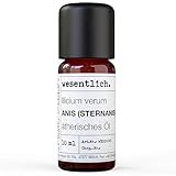 wesentlich. Anisöl | 100% naturreines, ätherisches Öl | aus der Glasflasche (10ml) | für die Aromatherapie, als Raumduft oder zur Herstellung von Kerzen und Seifen