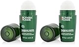 Biotherm Homme Day Control 24H Ecocert Deo Roll-On, 24 Stunden Anti-Transpirant Herren Deo, wirksamer Schutz vor Schweißgeruch für empfindliche Haut und alle Hauttypen, 75 ml (Packung mit 2)