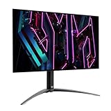 Acer Predator X27U Gaming Monitor 27 Zoll (69 cm Bildschirm) WQHD, 240Hz DP/Type-C, 144Hz HDMI, 0.03ms (GTG), 2xHDMI 2.0, DP 1.4, höhenverstellbar, drehbar, FreeSync Premium, Schwarz