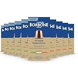 Caffè Borbone Selection Crema Superiore – 100 Aluminium-Kapseln (10 x 10 Stück) – kompatibel mit Nespresso-Maschinen für den Hausgebrauch