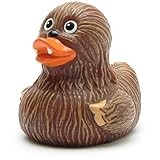 Duckshop I Badeente Whooping I Spa-Wars Quietscheente L: 8 cm I inkl. Quietscheentchen-Schlüsselanhänger im Set I Geschenk Science-Fiction Fans I Präsent Sammler