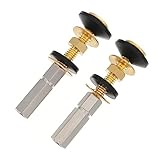 SHINEOFI 2Stücke Toilettensitz Langlebig Ersatzteile Für Wc Sitzinstallationen Für Toilettenbehälter Und Spülkästen