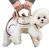 Hundegeschirr – S/M/L verstellbares Geschirr für Haustiere, Geschirr für Welpen mit Tasche, Transportbox für Haustiere mit Schnellverschluss für Hunde von