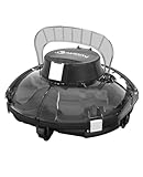 WINNY POOL CLEANER Winny 200 Poolroboter, Poolsauger kabellos mit Akku, 75 Min. Laufzeit, für Aufstellpools bis 60 m², Doppelfiltration, Automatisches Parken, Kompakt Leicht (Transparent Schwarz-Weiß)