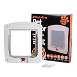 Kleine Katzenklappe, Katzeninnen Sie,Wetterfeste Haustür - Wiederverwendbares Kätzchen -Tor, verstellbare Welpenbarrieren für Wohnung, Haus, Schlafzimmer