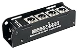 Pronomic NetCore SB-3M Multicore-Stagebox male - Stagebox mit 4 XLR-Buchsen (male) auf RJ45 Buchse - zur Übertragung analoger oder digitaler Signale über Netzwerkkabel