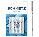 SCHMETZ | 10 Nähmaschinennadeln | Universal | 130/705 H | Nadeldicke 80/12 | auf jeder gängigen Haushaltsnähmaschine einsetzbar
