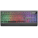 Rii Gaming Tastatur Kabellos, Tastatur Gaming Keyboard mit RGB, Kabellose Tastatur Gaming mit QWERTZ, Wireless Keyboard Gaming ist 2.4GHz Verbindung, Funktastatur mit 1800mA Aufladbarer Akku