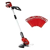 Einhell Akku-Rasentrimmer GE-CT 18 Li Kit Power X-Change (Li-Ion, 18V, Motorkopf drehbar, Flowerguard, inkl. 40 Kunststoffmesser, 2,0Ah Akku und Ladegerät)