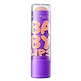 Maybelline New York Lippenpflege, Feuchtigkeitsspendender Pflegebalsam mit LSF20, Baby Lips, Peach Kiss, 5 g