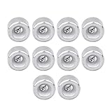 50G -Kalibrierungsgewichte Eingestellt - 10 PCs Metallgewichte mit Haken und Ringen für Physikexperimente und Lehrwerkzeuge