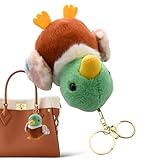 Taubenente Plüsch Schlüsselanhänger - Taschenanhänger 10 cm | Charmante Geldbörse für | Tragbares Schlüsselanhänger Zubehör | Ideales Geschenk für Jungen und Mädchen | Niedliches Plüschtier