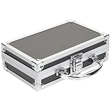 DOITOOL Aluminium Werkzeugkoffer Leichtes Tragbares Multifunktions organizer case mit Verschluss und Griff für Indoor Gardening Tools Werkstatt und Reise