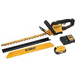 DEWALT Heckenschere 18 V XR 55 cm 25 mm mit 5 Ah Akku im Lieferumfang enthalten, DCMHT564P1-QW